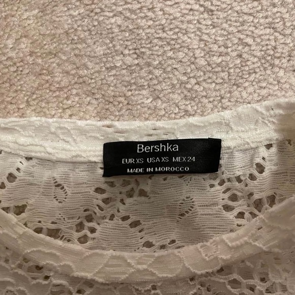 Bershka Womens White Stretchy Blouse - Picture 3 of 3